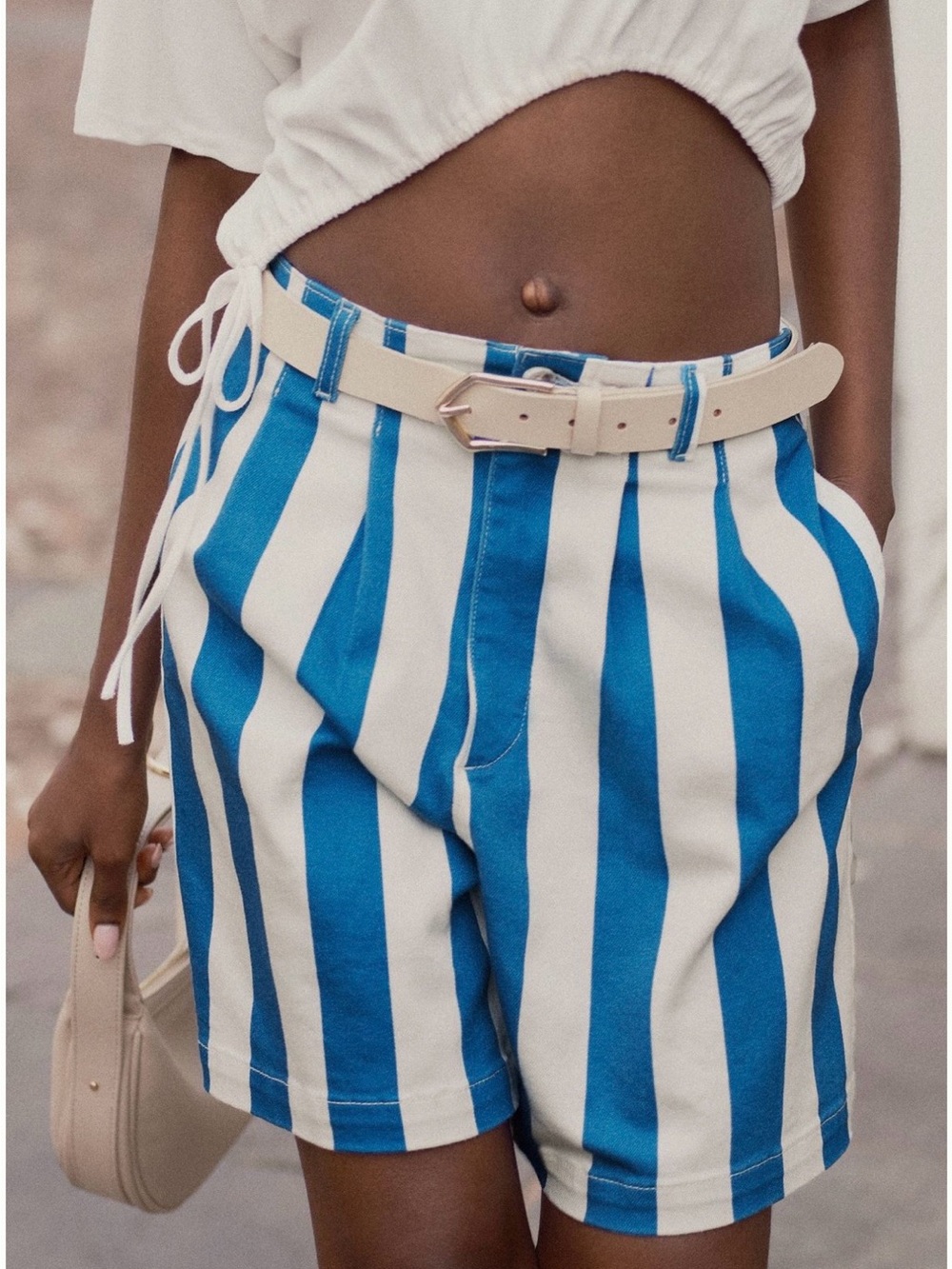 NWOT- Maeve - Parasol Stripe Dad Short - Size 4